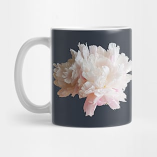 Pink Peony Flower Photo Cutout Mug